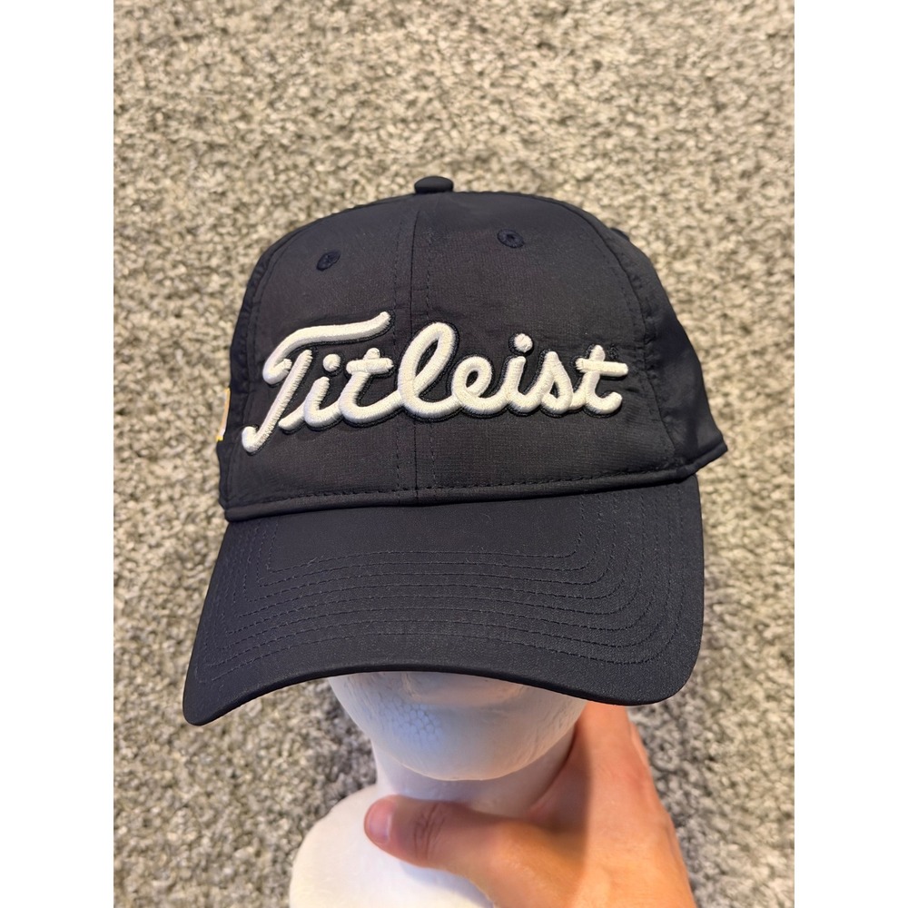 Titleist Golf Hat Mens OSFA Navy Blue ORU Oral Roberts University Adjustable Cap